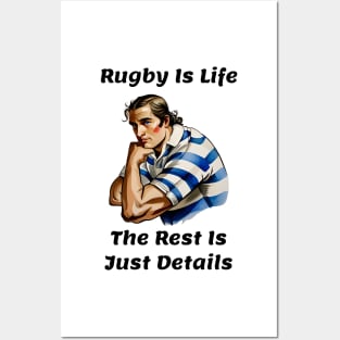 Rugby Is Life Posters and Art